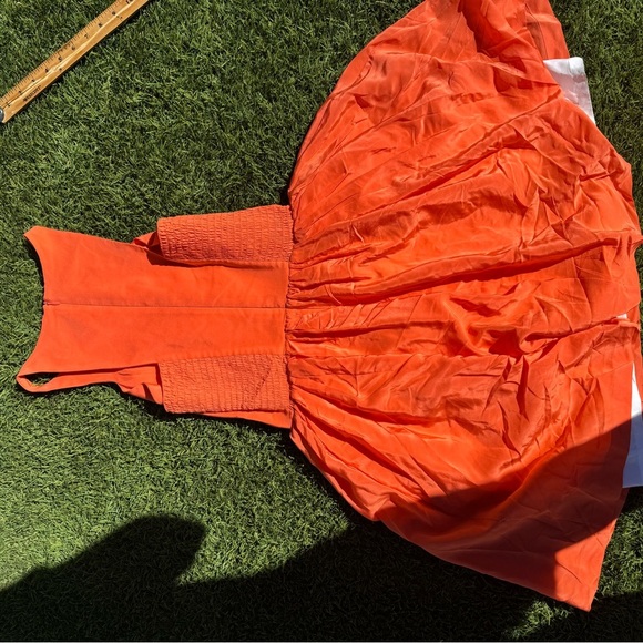 Amanda Uprichard Dress Orange Small - Picture 5 of 5